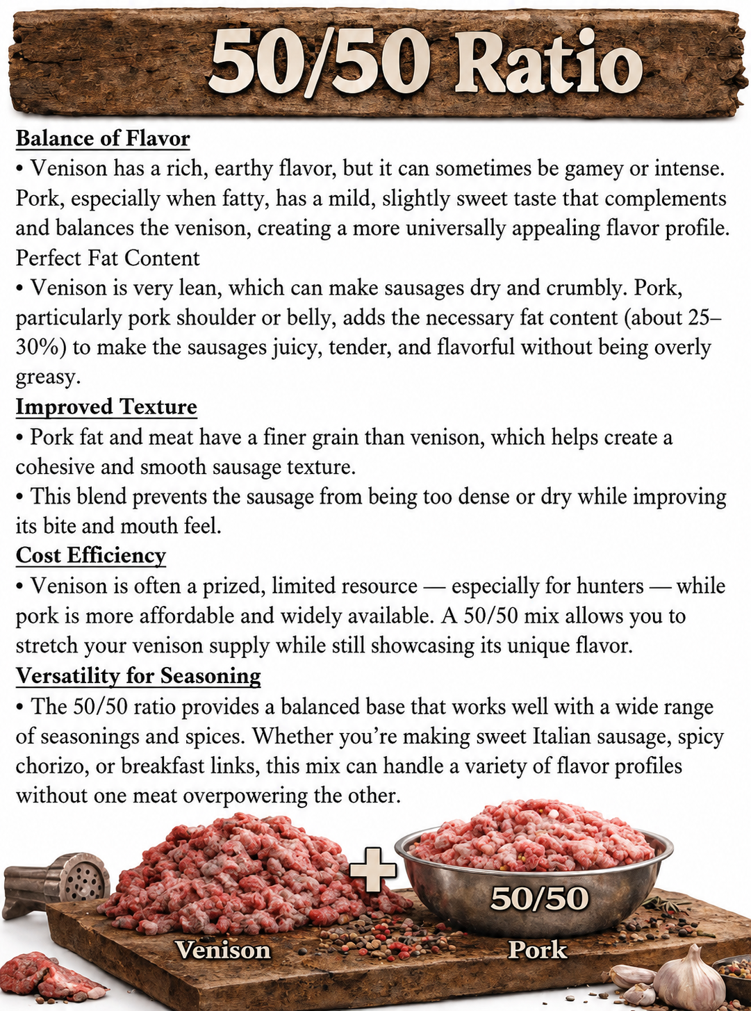 The Wild Link Workshop: Sausage Recipes – Volume 1