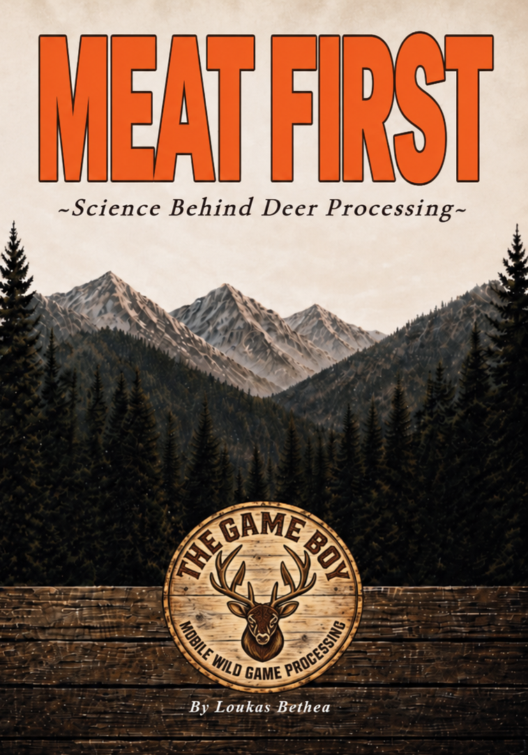 (Factory misprint) $25 OFF MEAT FIRST: The Science Behind Deer Processing